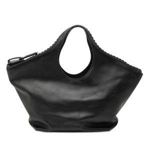 バレンシアガ メガジップ ハンドバッグ 656078 ブラック レザー レディース BALENCIAGA 【中古】