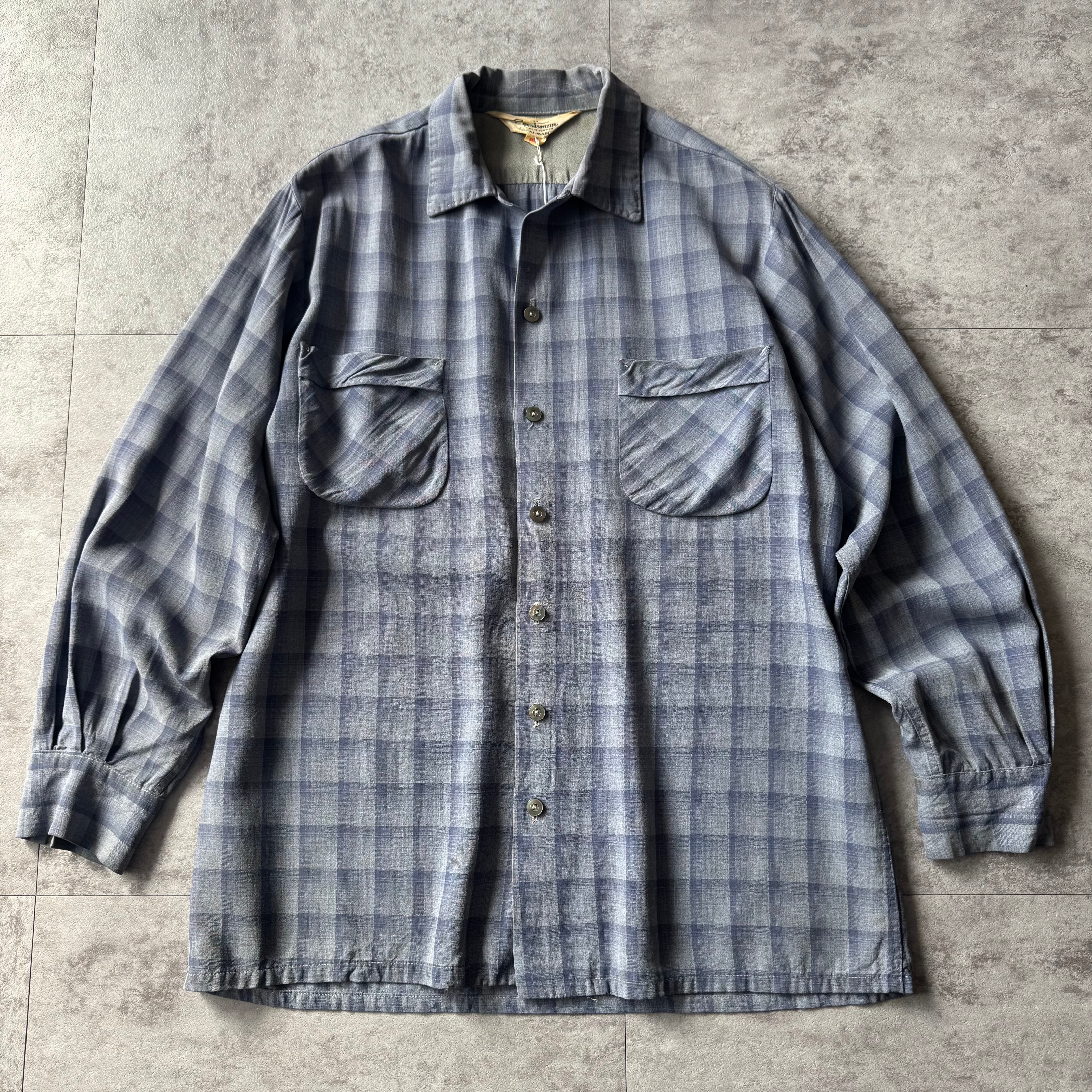 【中古】ステューシー STUSSY 21AW Frank Plaid Zip Shirt 刺?ロゴ オンブレチェック ジップ シャツ シャドウ XL stussy ジップシャツ 中古】ステューシー STUSSY 21AW Frank Plaid Zip