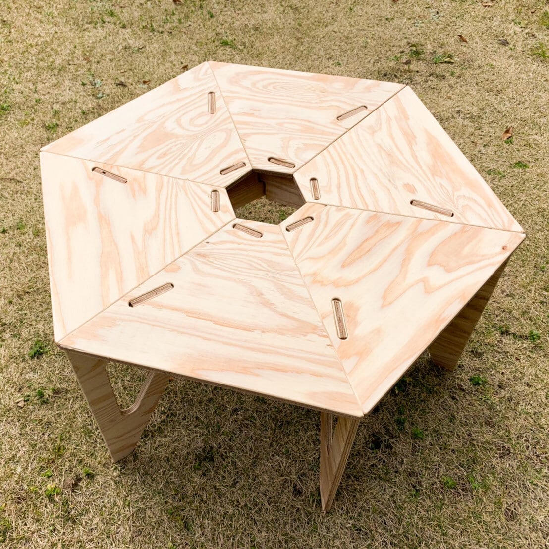 HEXA-TABLE【つどう】 | 井上進木工所