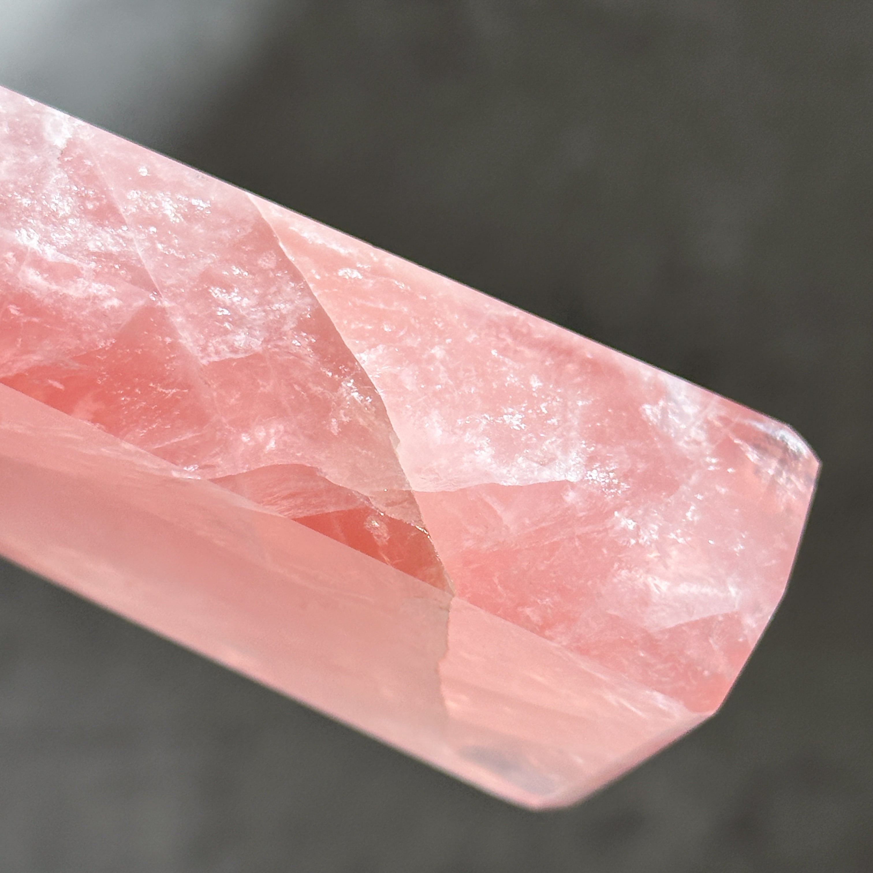 Big【高品質】バイーア産ローズクォーツ タワー12◇ Rose Quartz