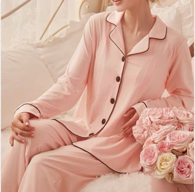 【maternity】【5size】2color long sleeve  design pajamas p485