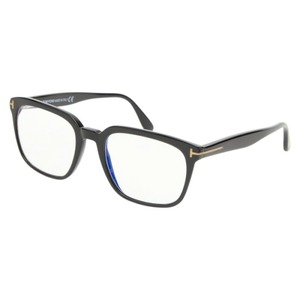 トムフォード メガネ 伊達メガネ ウェリントン TF5626-B ブラック プラスチック メンズ TOM FORD 【中古】