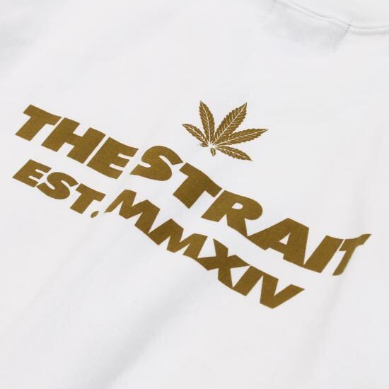 "THE CHRONIC" CREW NECK SWEAT #WHITE