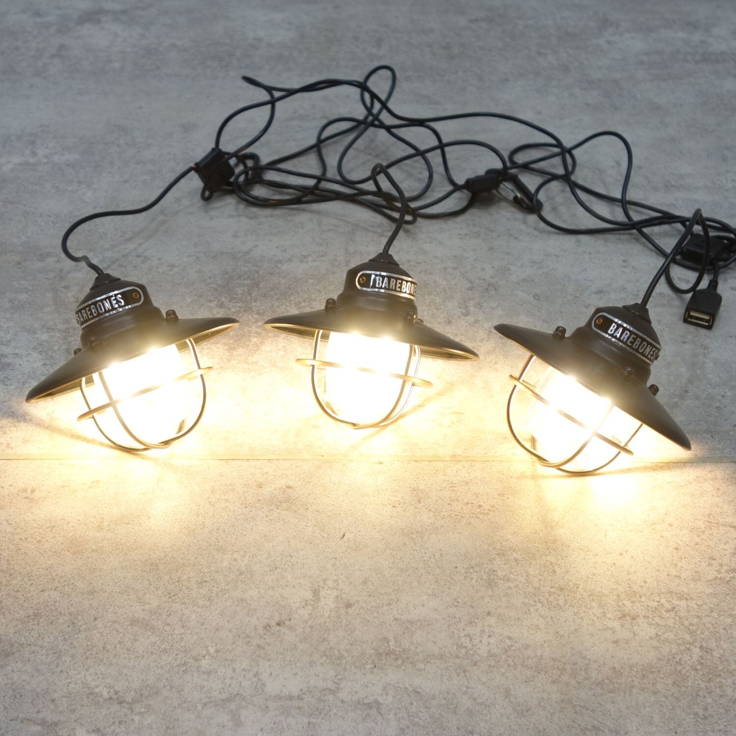 ベアボーンズ BAREBONES LED ランタン ライト エジソンストリング