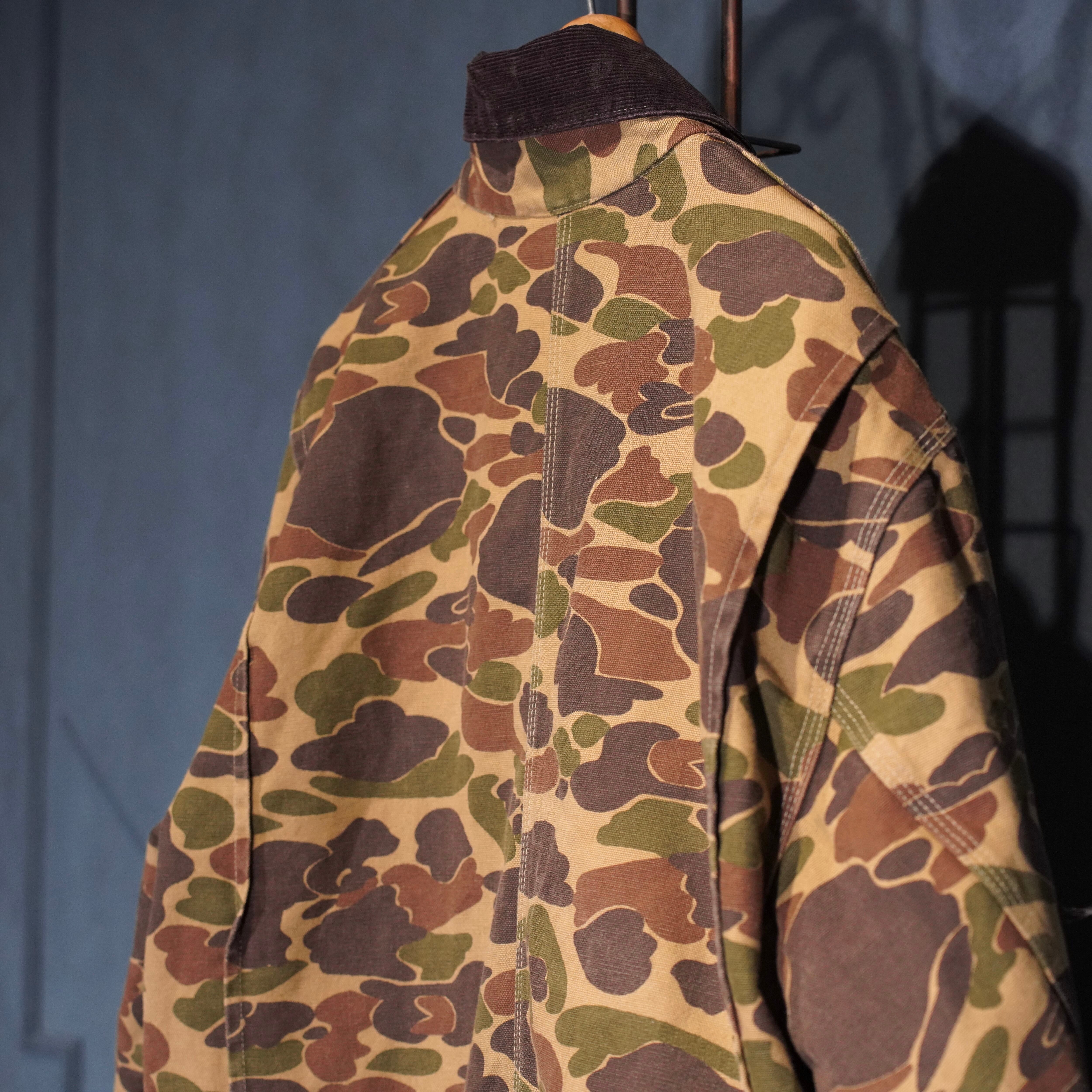 80's USA VINTAGE Carhartt DUCK HUNTER CAMOUFLAGE PATTERNED DUCK