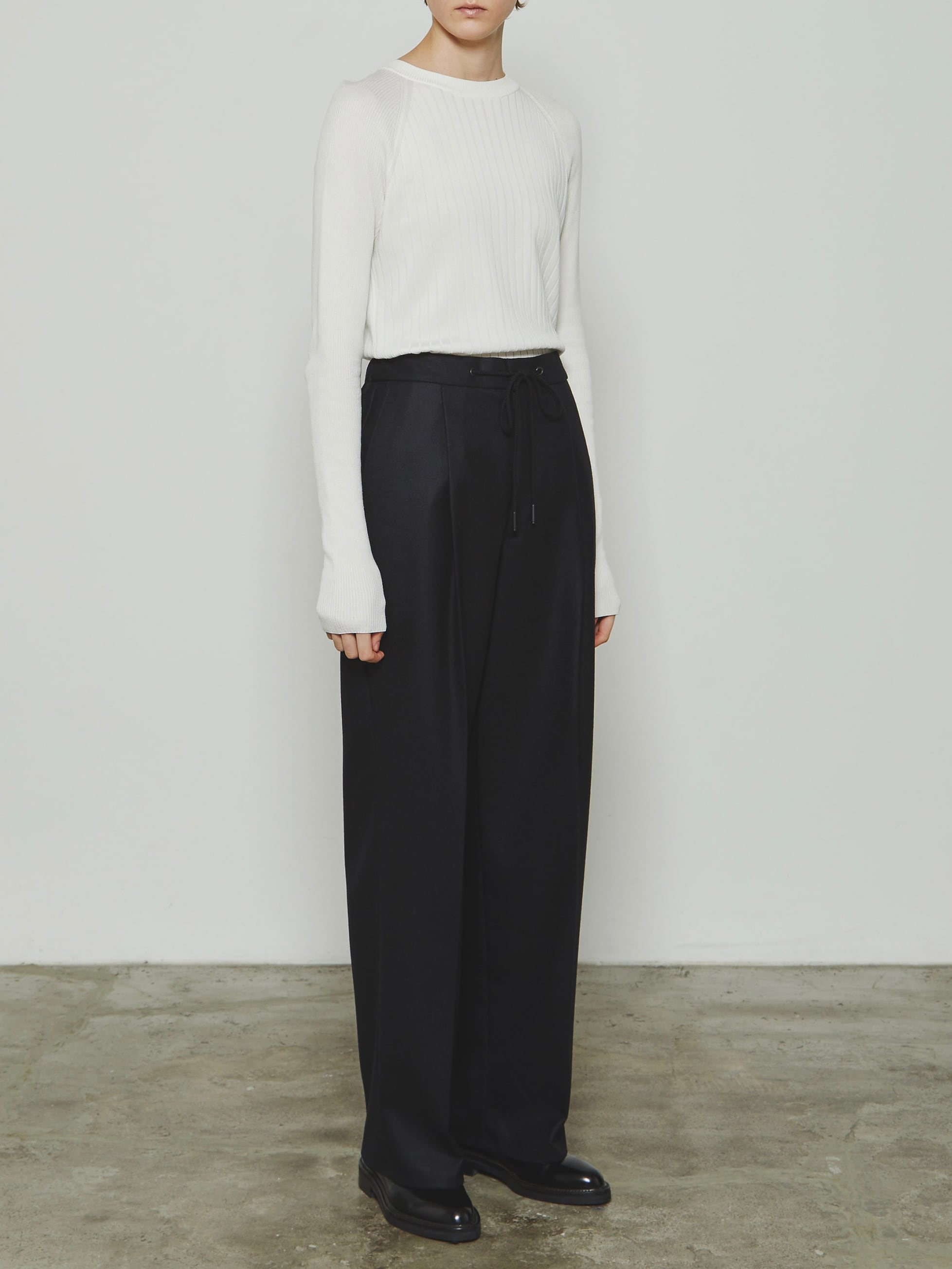 THE RERACS / SUPER TWILL S+S THE EASY SLACKS WIDE | LA VILLA ROUGE