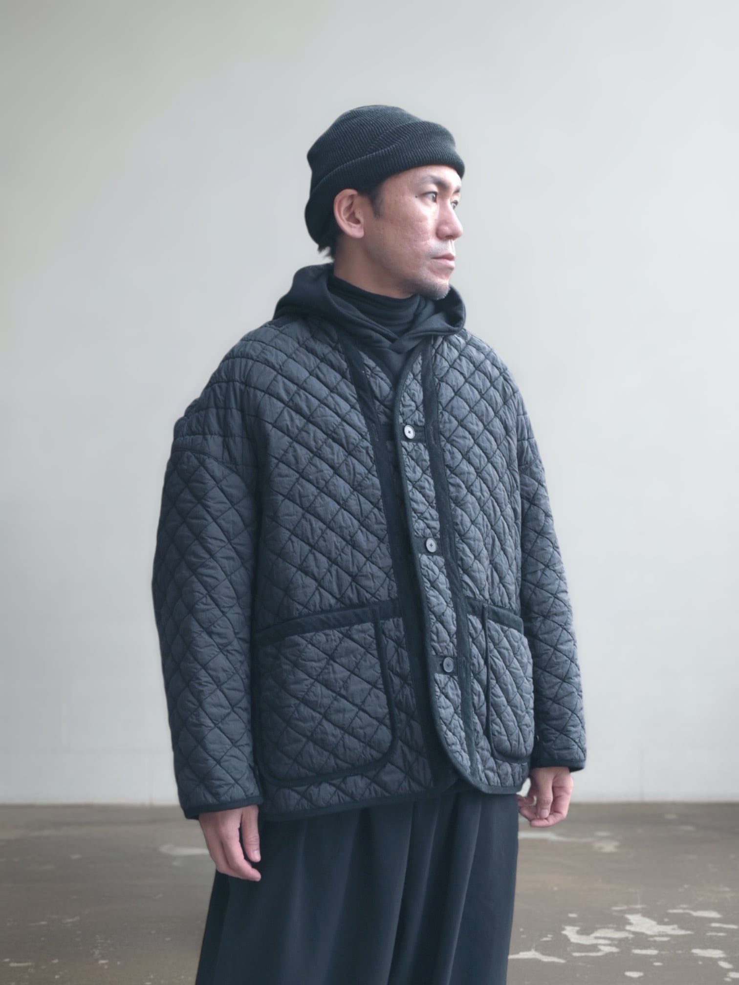 【新品タグ付き15400円】ビームス ステンコート 撥水加工 キルティング L 新品タグ付き15400円】ビームス ステンコート 撥水加工 キルティング L