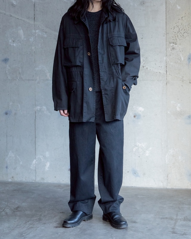 “HUGO BOSS” cotton twill field jacket / Leon Habilleur Belfort tailor tag / Made in GERMANY