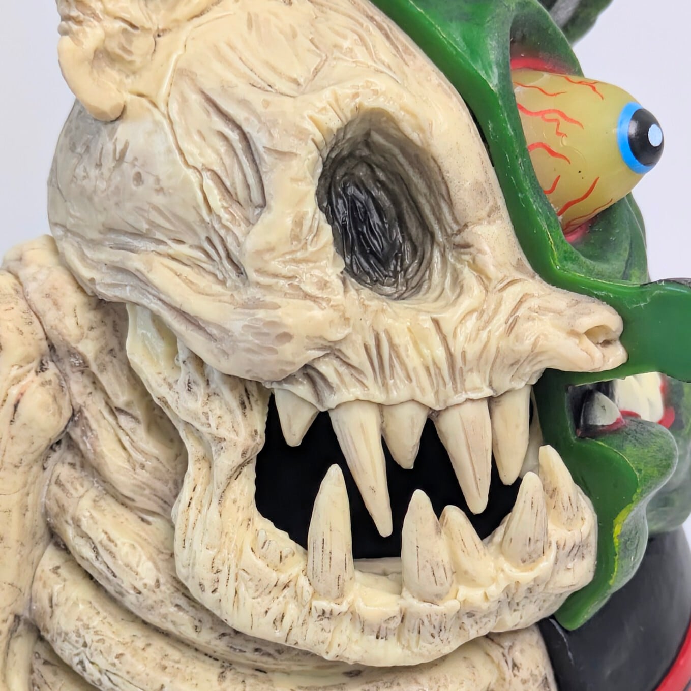 ♧再入荷！【Rat Fink ラットフィンク】 PVCフィギュア LIMITED  Half Skeleton (ハーフスケルトン)  / BLK〚アメリカン雑貨 アメトイ〛