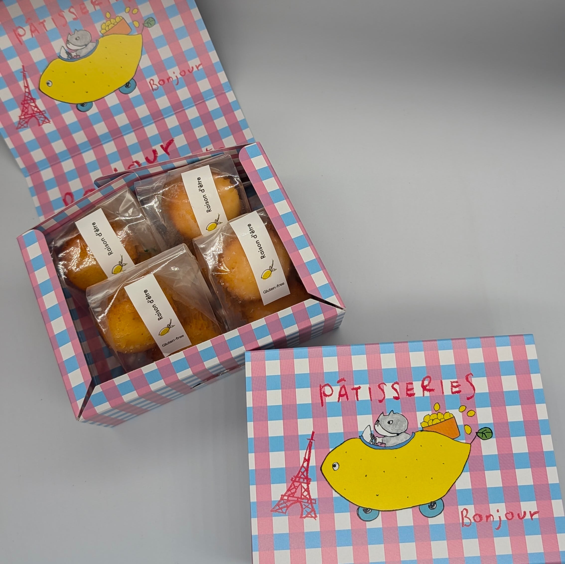 米粉麹ジョリーレモンケーキ　4Pボックス