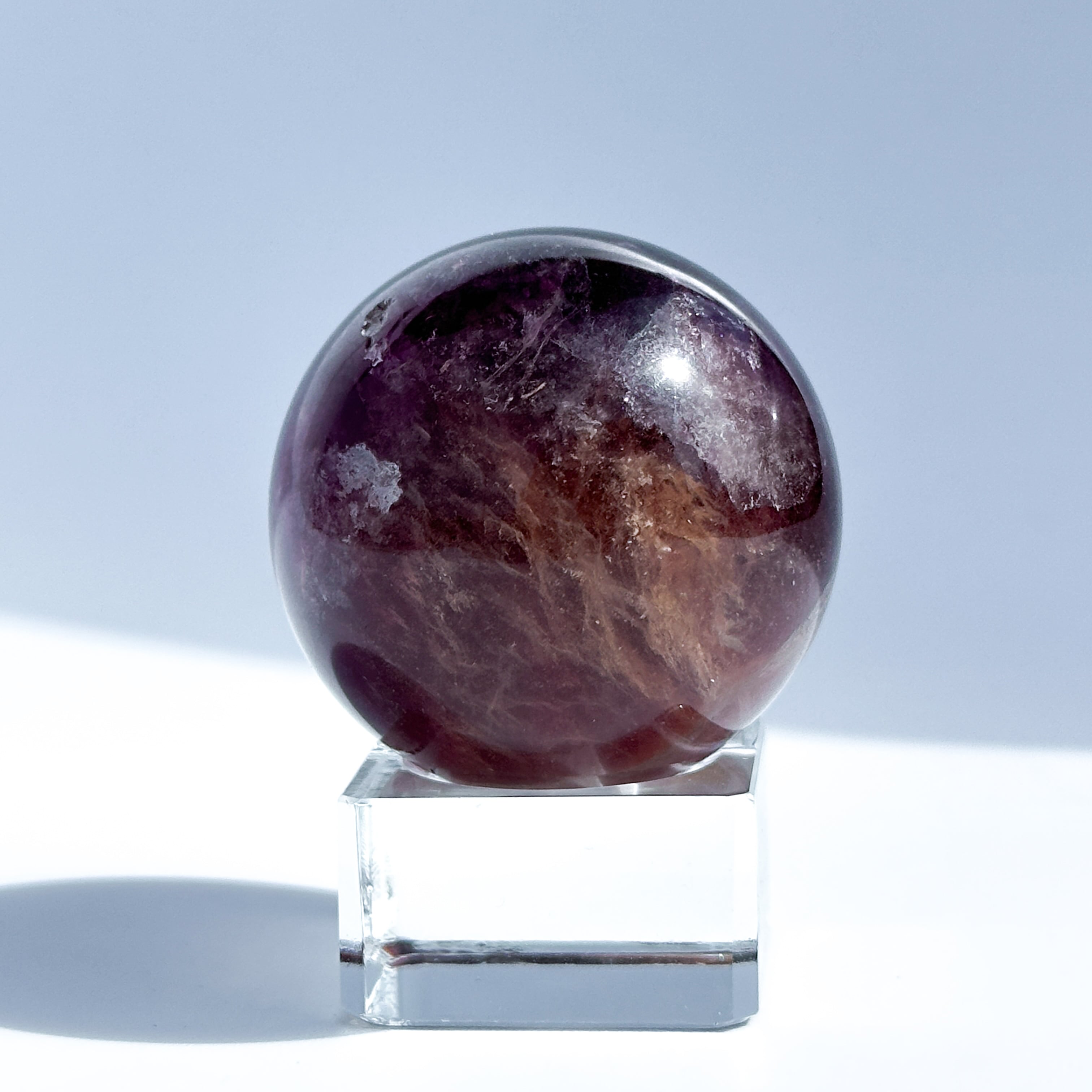レインボーフローライト スフィア（丸玉)03◇ Rainbow Fluorite Sphere