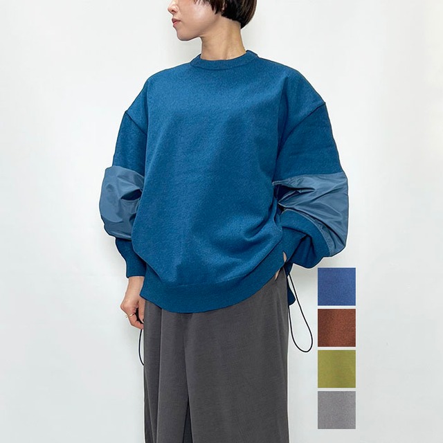 HeRIN.CYE へリンドットサイ Military boy knit tops 530IAM70-1721 2025秋冬新作  [送料無料]