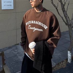 Arch logo crew neck sweat 0131