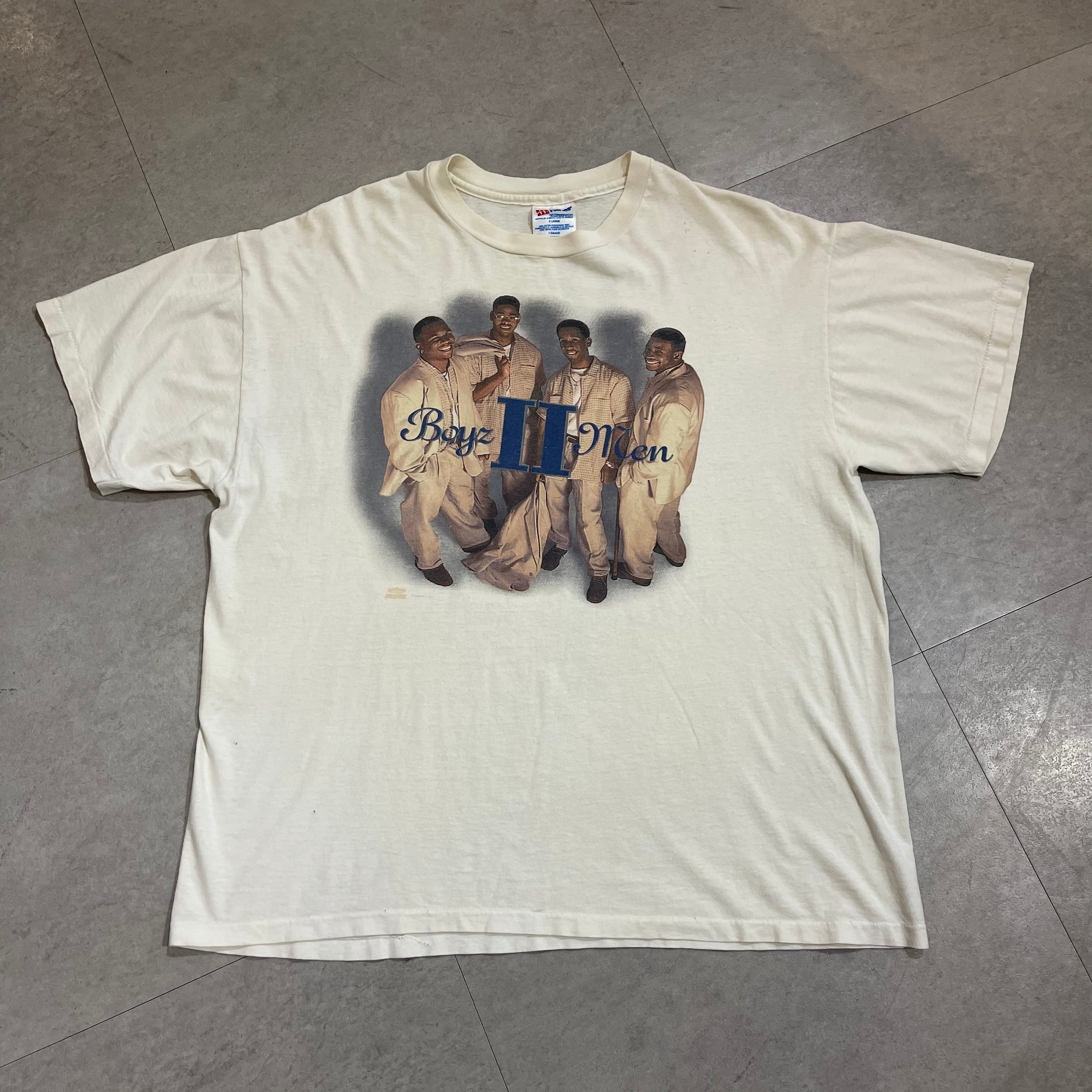 VINTAGE ヴィンテージ 90S Boyz II Men ボーイズIIメンプリント半袖Tシャツ カットソー