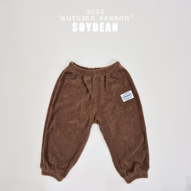 [即納S/L]≪soybean≫terry jogger pants olive 37