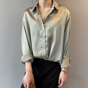 Vintage satin blouse 00507