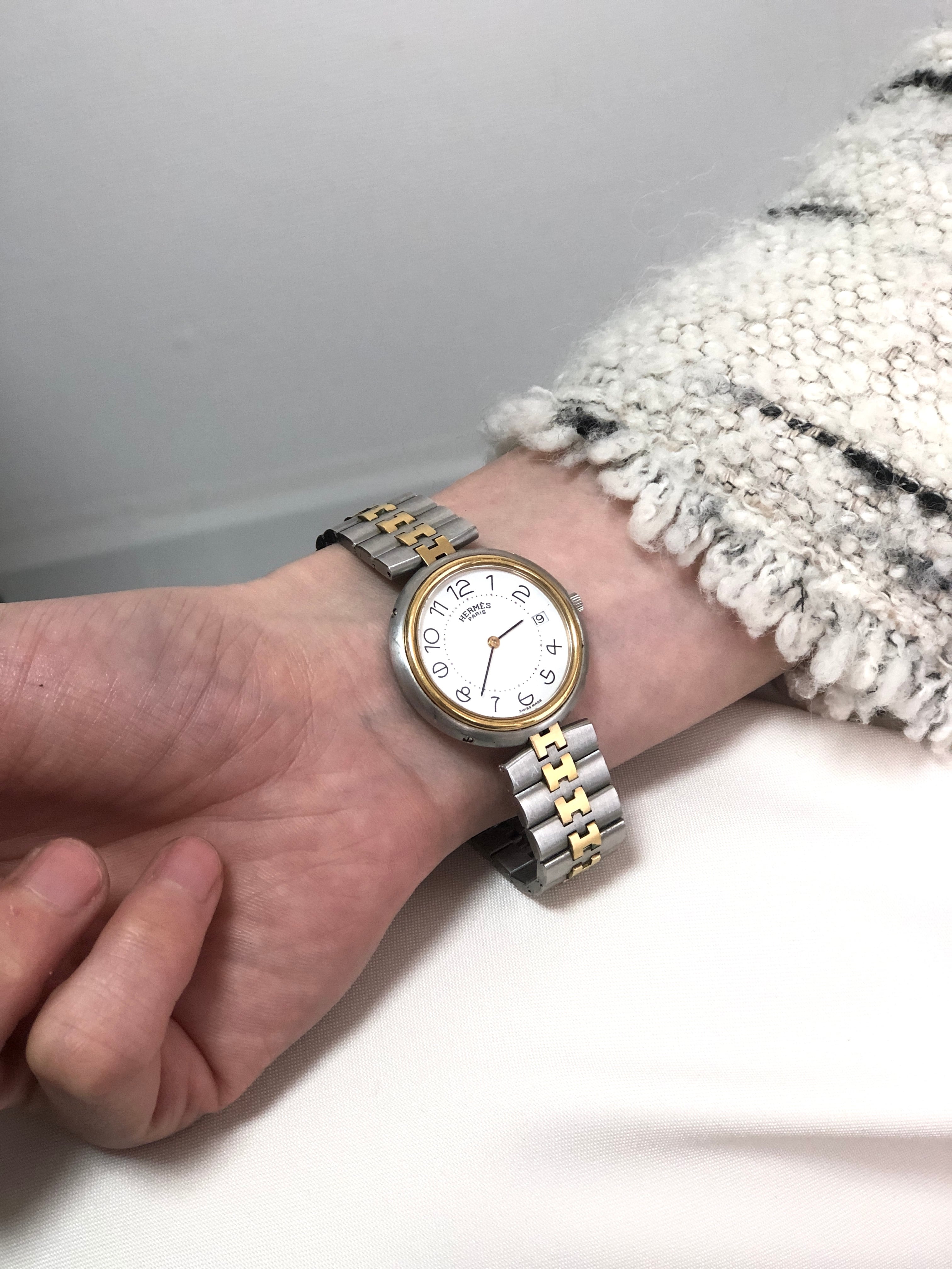 HERMES エルメス スカーフリング シルバー vintage ヴィンテージ