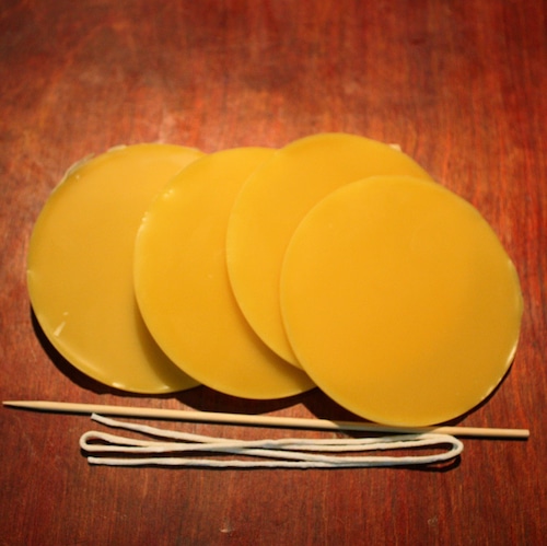 K-1N-10 ねんど式手作りキット 10セット（薄い色Nタイプ） 蜜蝋キャンドル