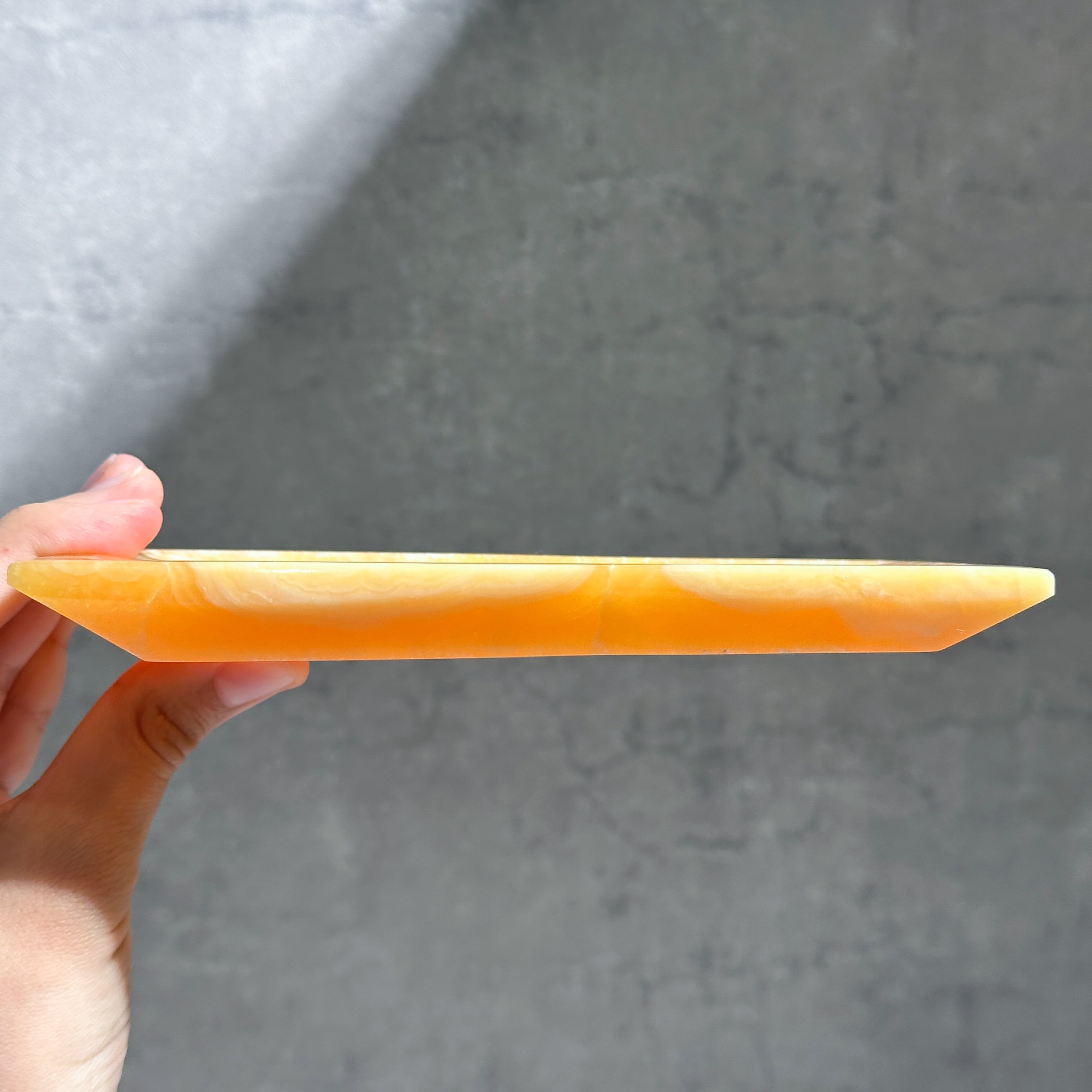 オレンジカルサイトのトレー 01◇ Orange Calcite ◇ 天然石・鉱物