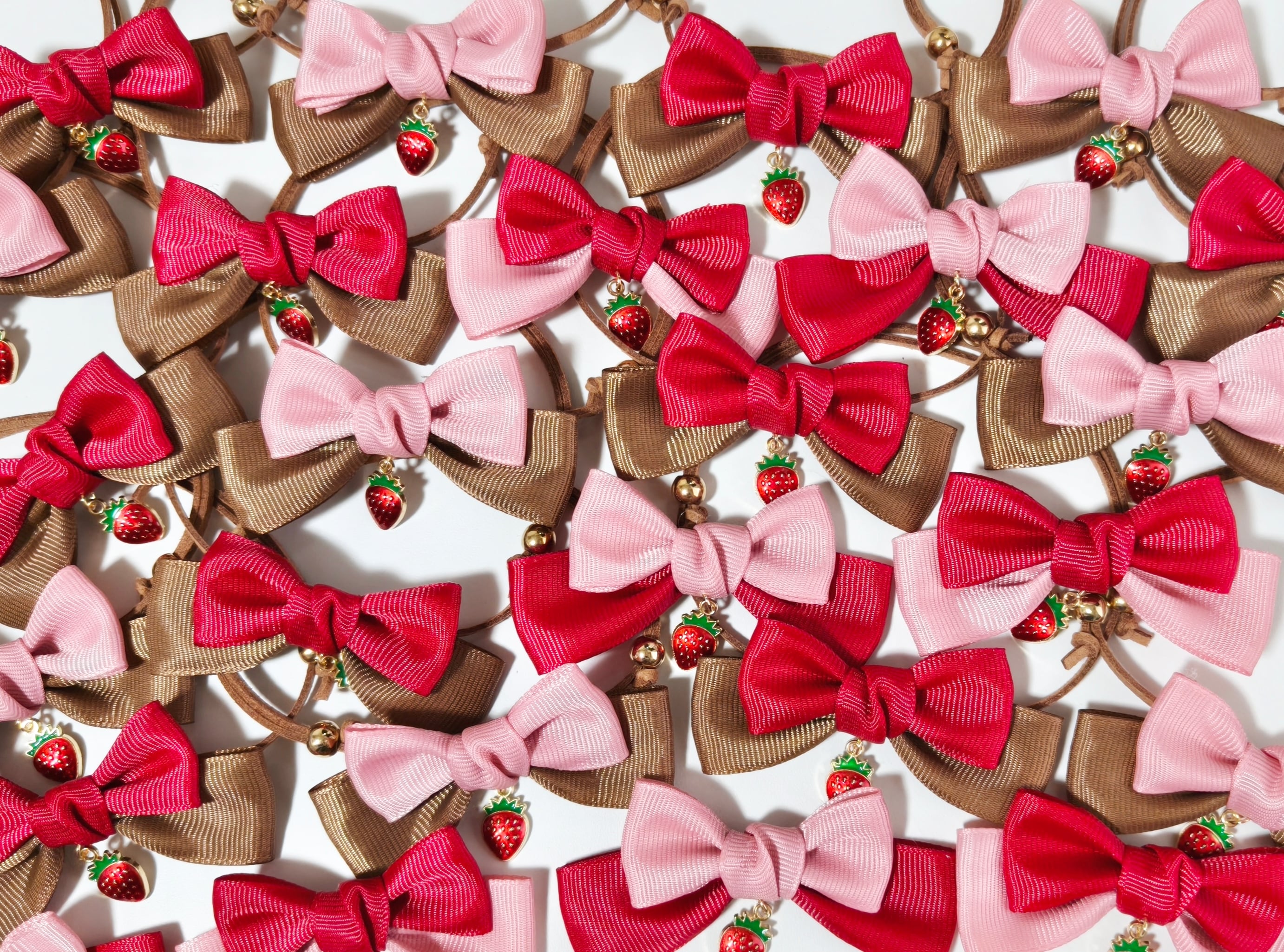 業務用トリミングチョーカー（フェルト、リボン） ペットサロン