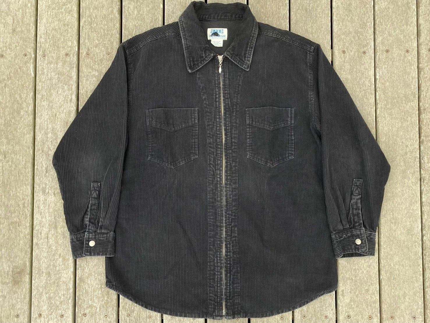90s SOHO COMPAGNIE CORDUROY ZIP SHIRTS