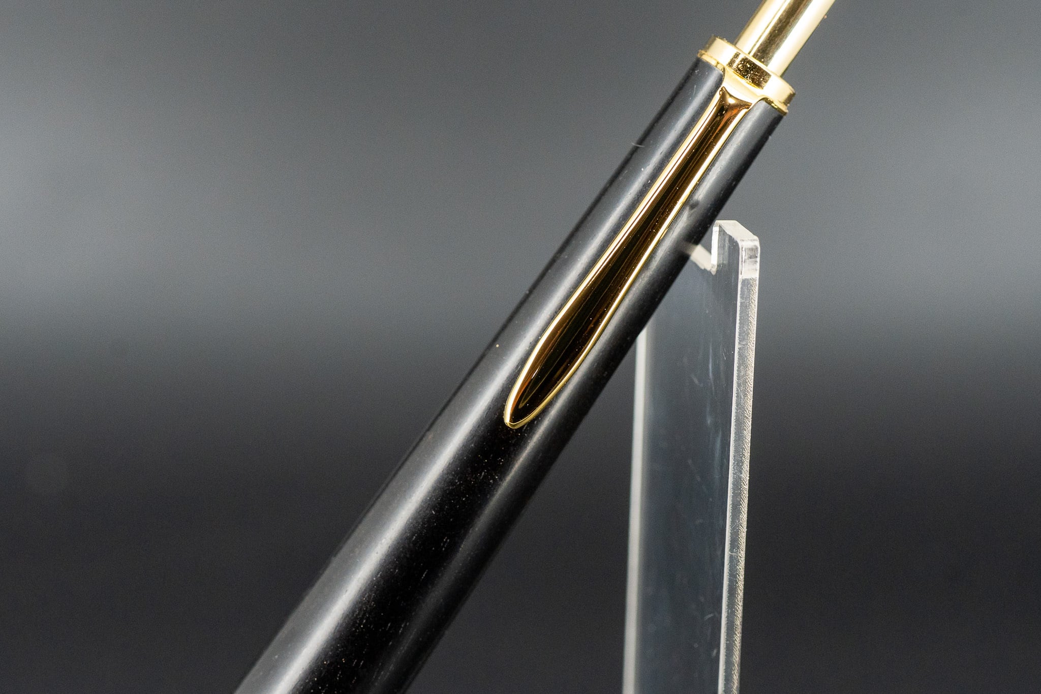 漆黒の銘木】 黒檀真黒 gold MP | 木軸ペン工房 金杢犀