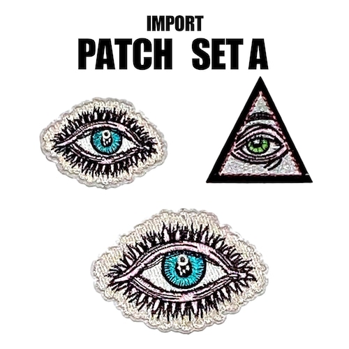 【IMPORT】PATCH (ワッペン) SET A