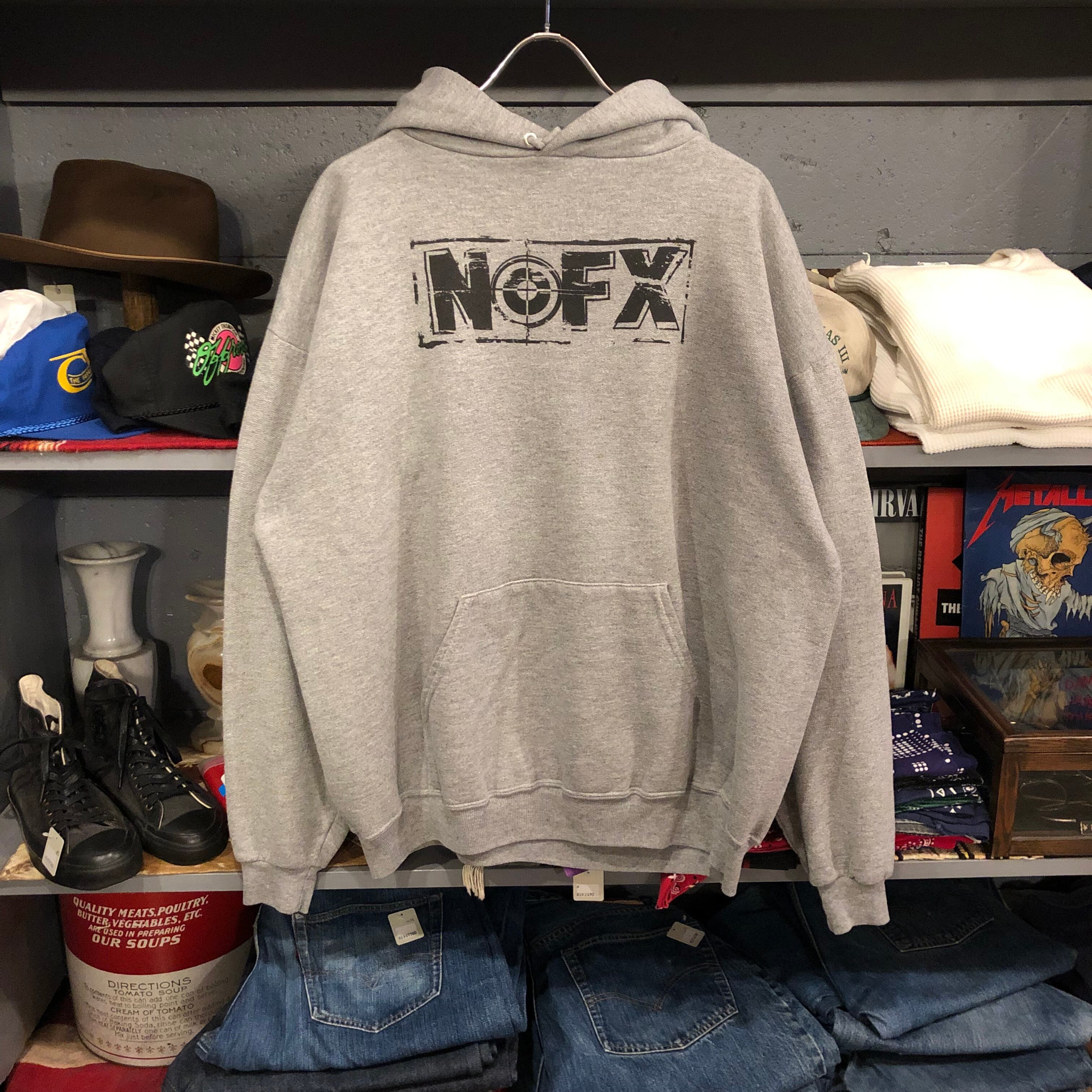 NOFX ヴィンテージパーカー グレー NOFX Sweat Hoodie | VOSTOK