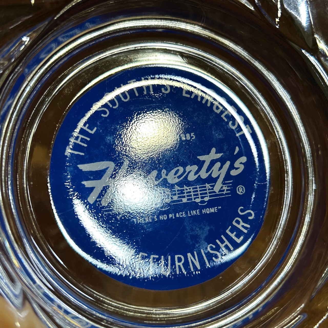HAVERTY’S FURNITURE ヴィンテージ アドバタイジング ガラス灰皿 USA