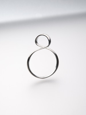 【silver925】silver ribon ring S(CAAC-R035)