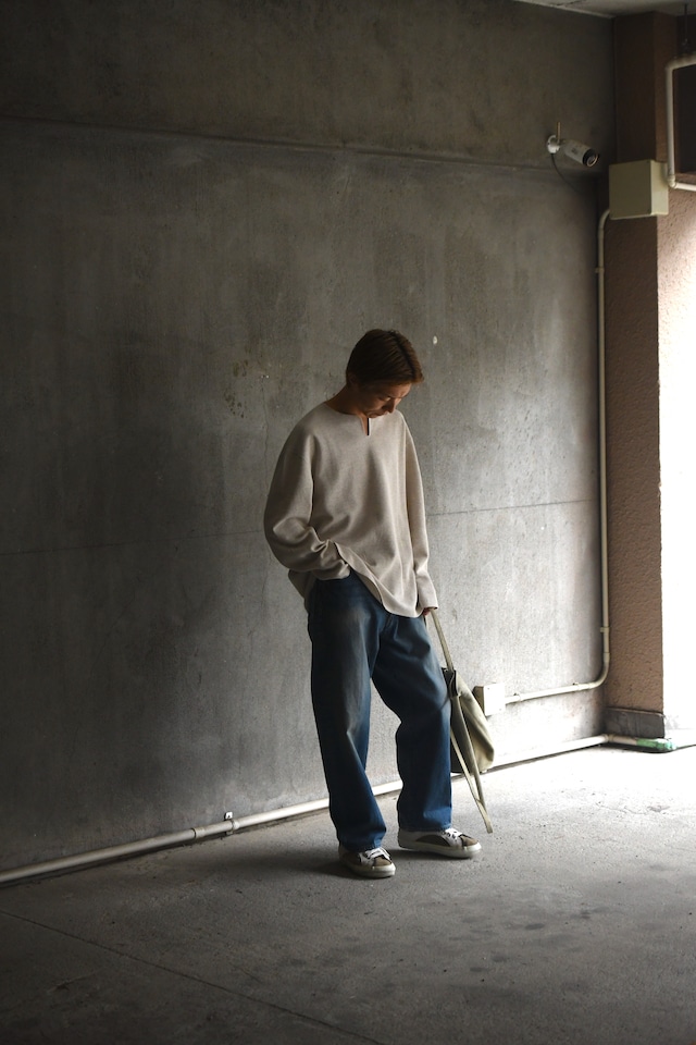 blurhmsROOTSTOCK / Rough&Smooth Thermal Over-neck L/S (Heather Oatmeal)