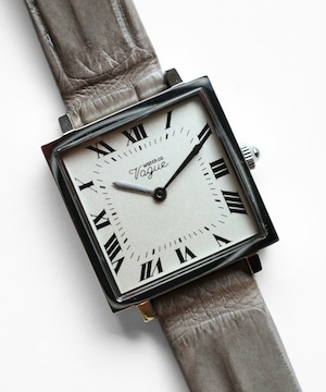 VAGUE WATCH CO. / Carré Crocodile 25mm/14mm (SS/CHAMPAGNE×GRAY)