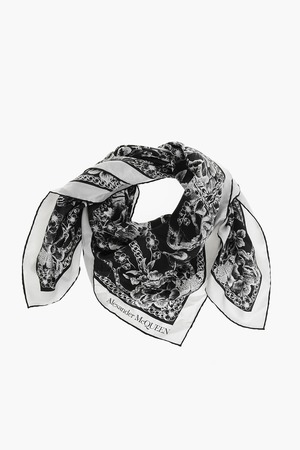 ALEXANDER MCQUEEN アレキサンダーマックイーン スカーフ シルク