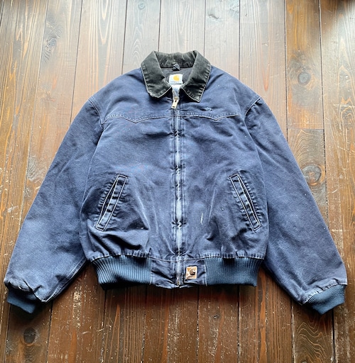 90s Carhartt SANTAFE JACKET Made in USA ・Color  Navy・Size  Large Regular