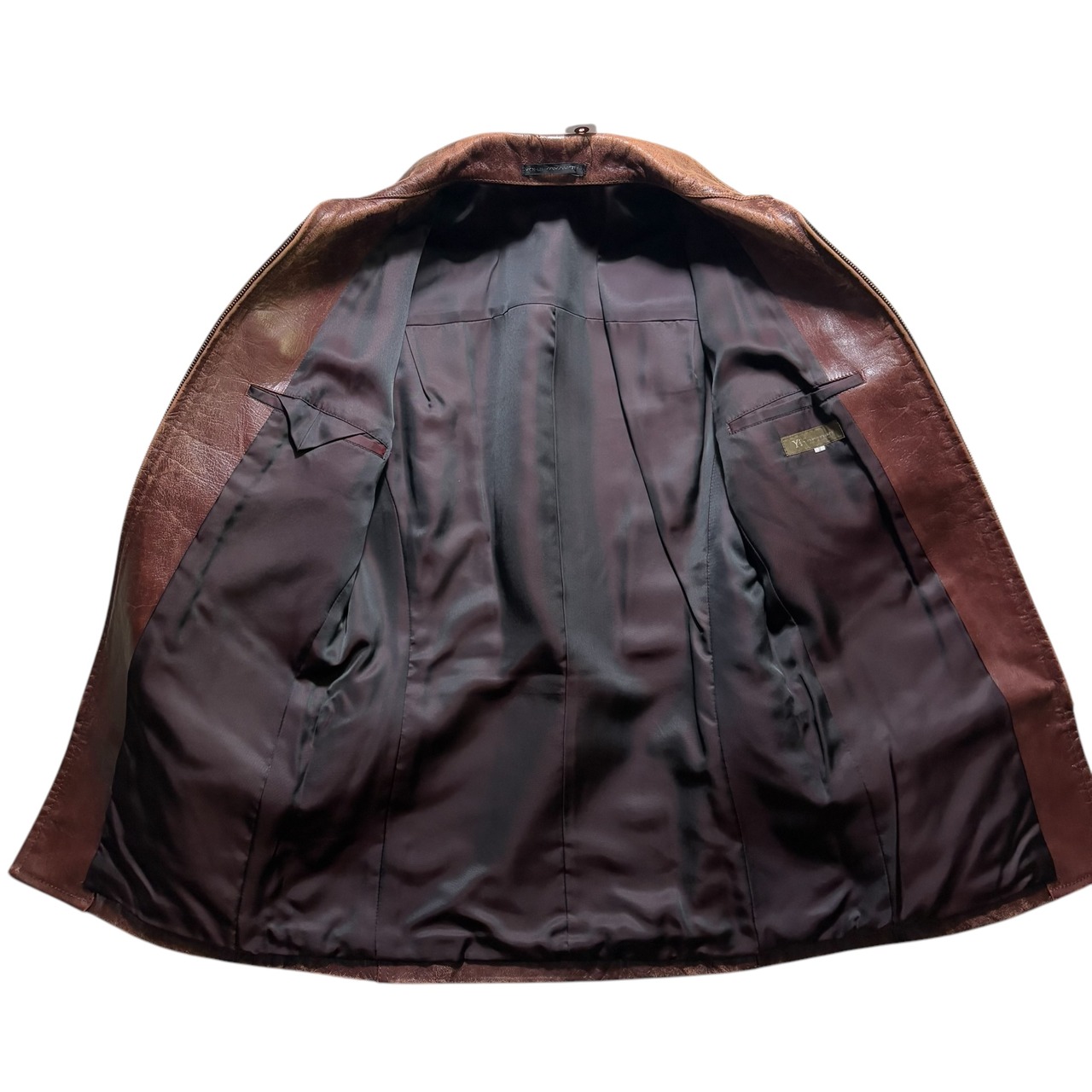 archive 2002AW Y’s for men horsehide leather car coat