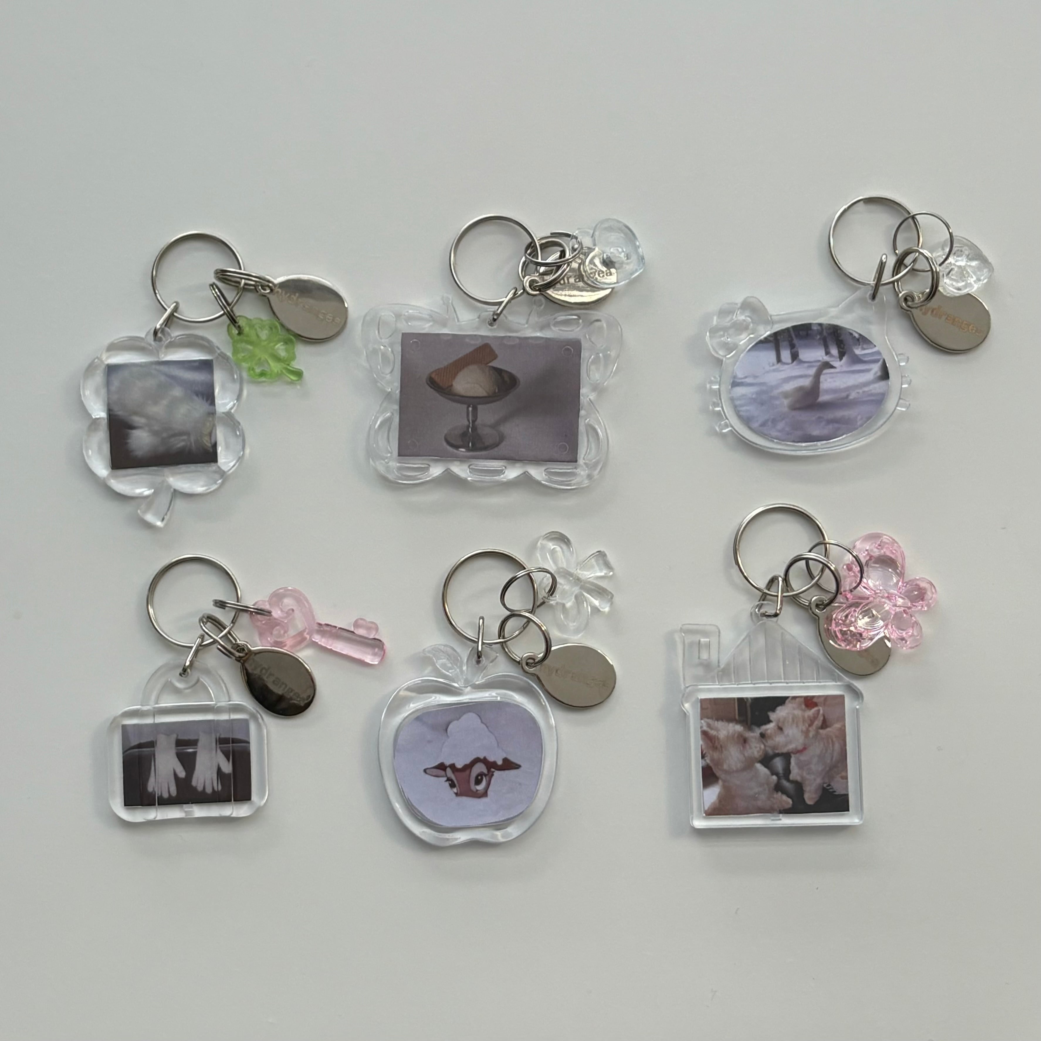 Clear Photo Charm | hydrangea