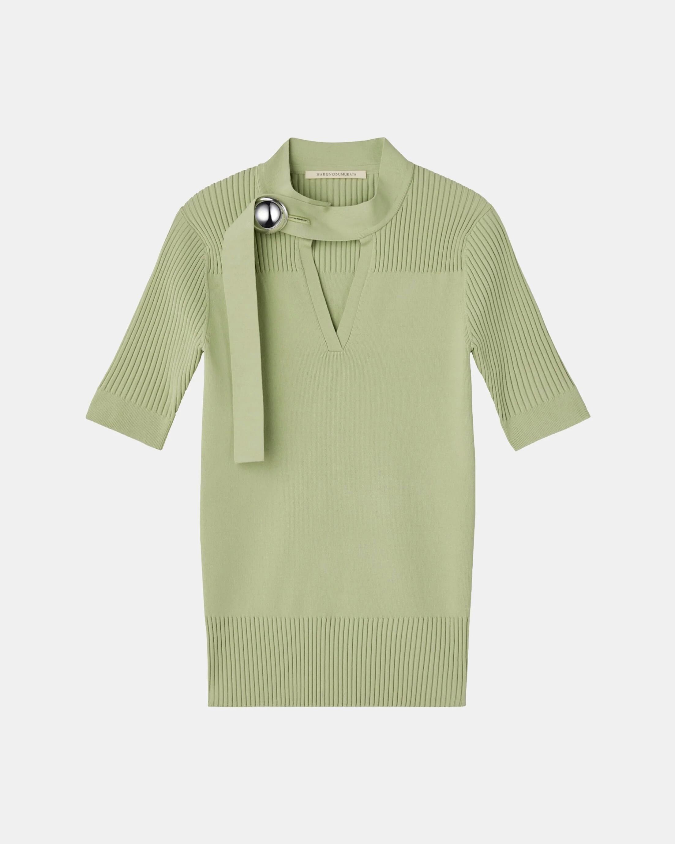 HARUNOBUMURATA】IRENA – SMOOTH KNIT BUTTON TOP | idealclasse