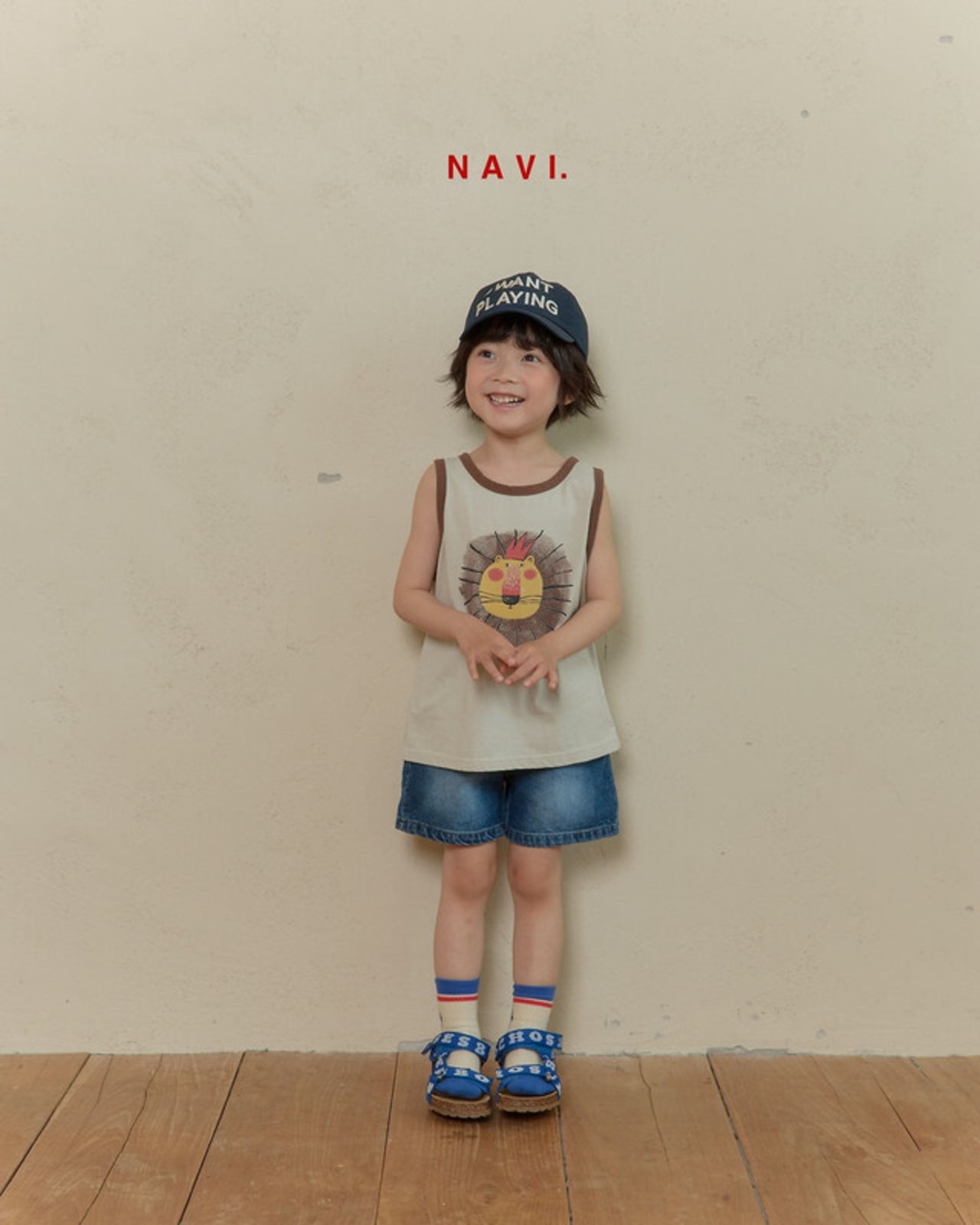 【取寄/韓国直送】NAVI 26/SM ライオンタンクトップ｜夏服｜韓国子供服