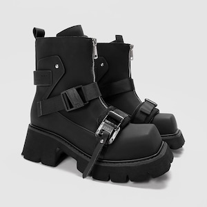 Punk-Rock Short Boots【TR3379】