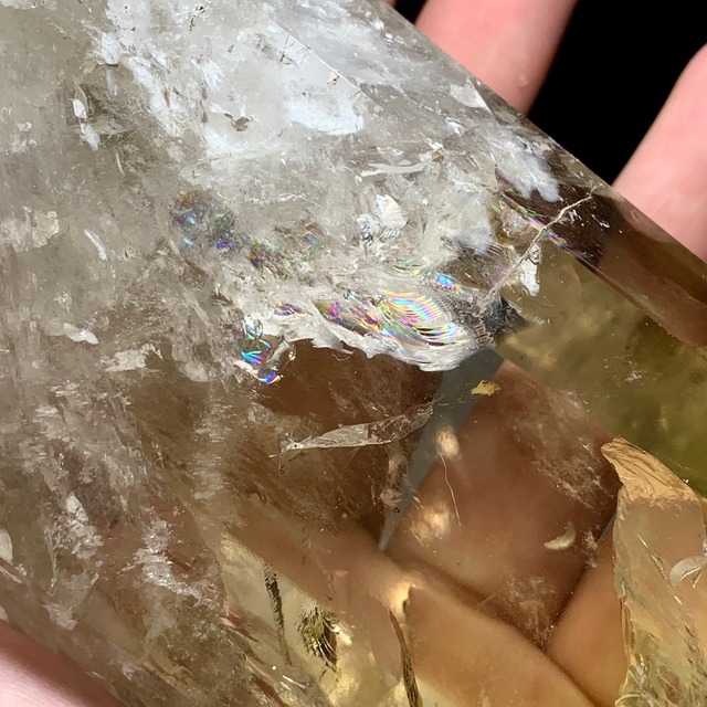 no1.超透明☆虹有り♪大きいシトリン ポイント