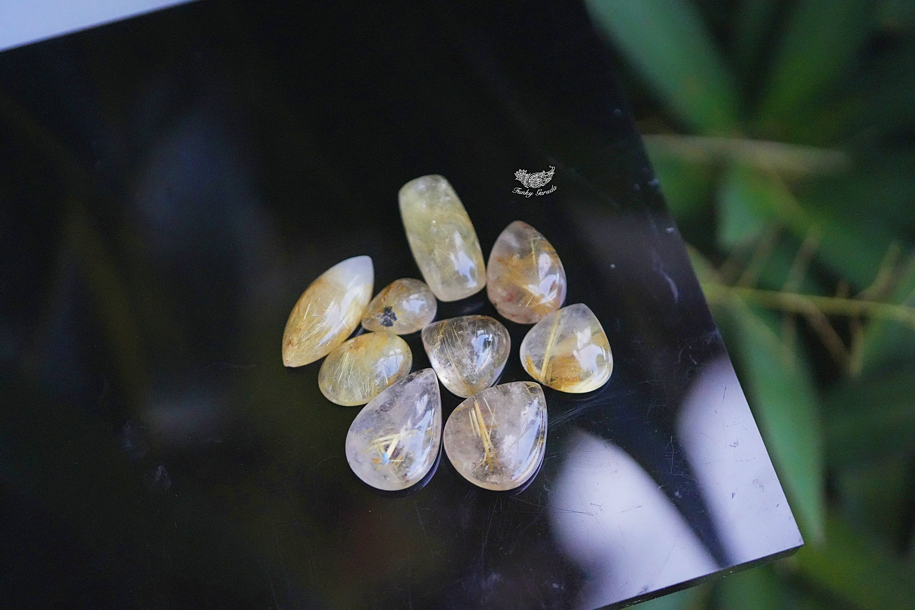 ゴールドルチルインクォーツ☆s1036 | Funky garuda Stone (ファンキー