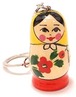 マトリョーシカ  伝統柄 キーホルダー 「ロシヤーノチカ」