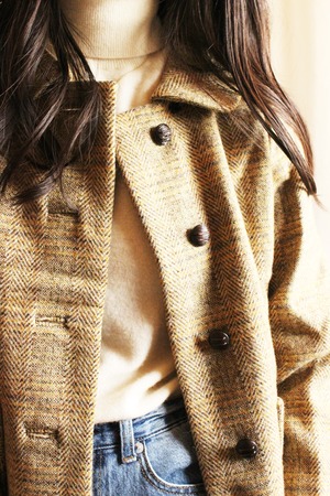 チェックコート