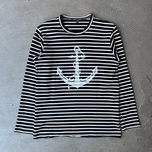 COMME des GARÇONS HOMME / "Anchor" L/S T-shirt