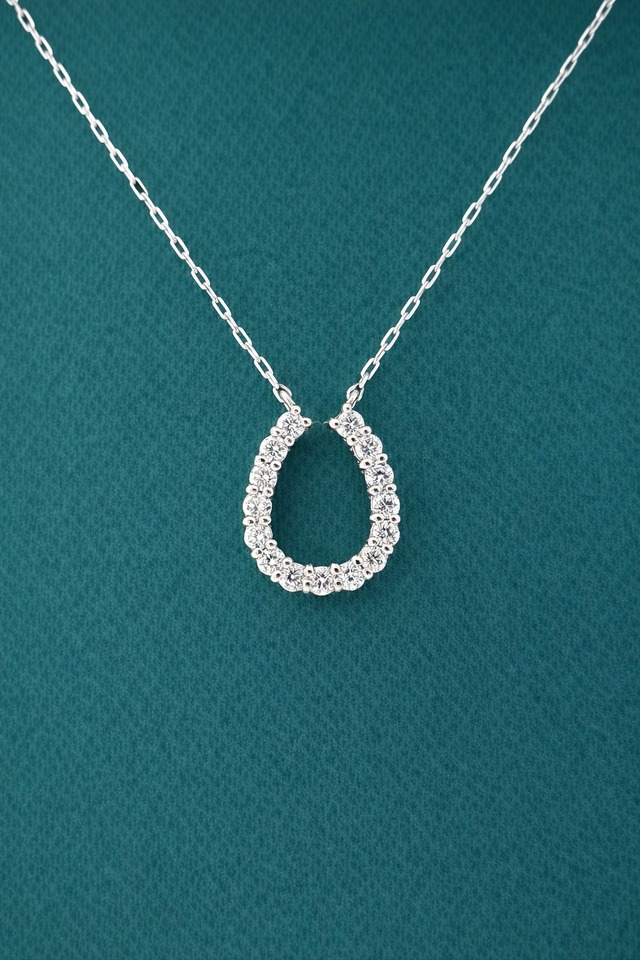 バタフライ ダイヤネックレス【プラチナ45㎝チェーン】 | ブライダルナビ