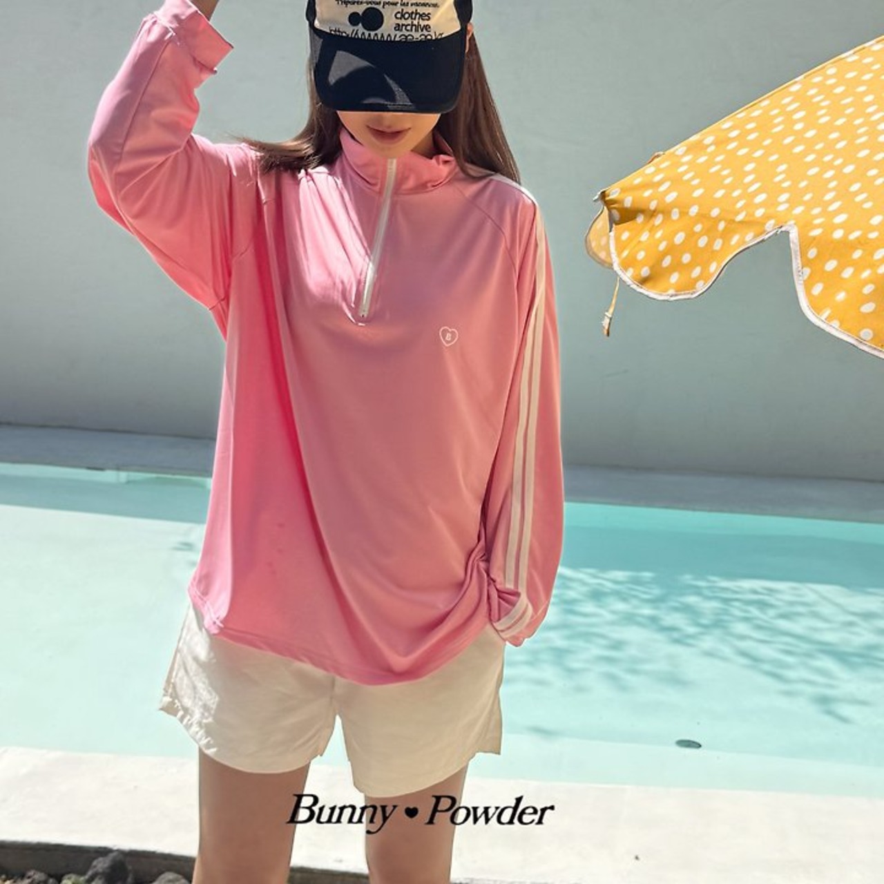 [Bunny Powder] (Feature) Track Rash Guard (adult) / [버니파우더] (기획)트랙레쉬가드 (adult)