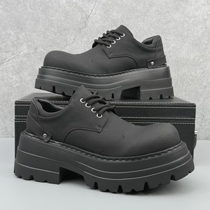 ボリュームタンクソールレースアップダービーマットシューズ（ruf_02779）