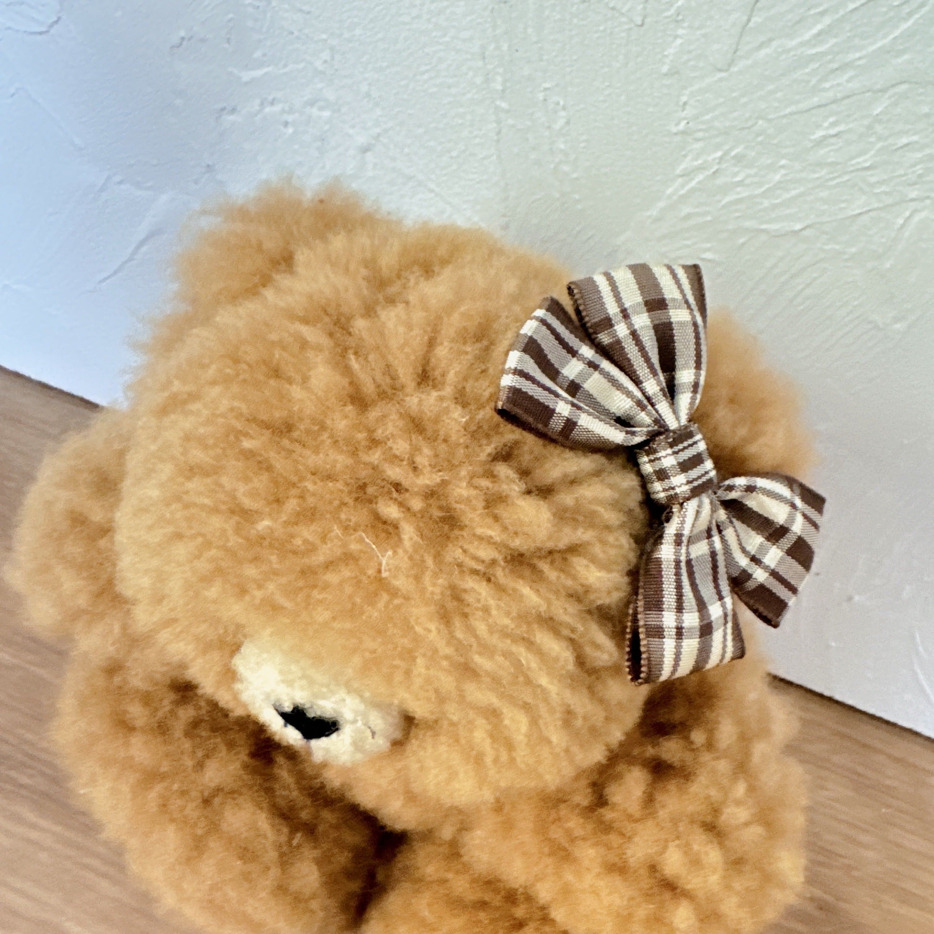 チェックダブルリボンパッチン