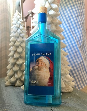 Christmas　bottlepost　(letter　bottle）FINLAND