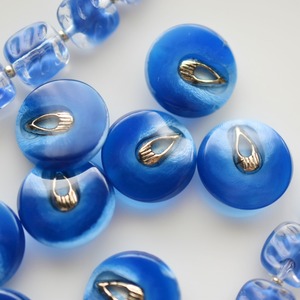ブルー シルバードロップ 15mm